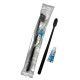 Disposable toothbrush with toothpaste 3 ml, Black